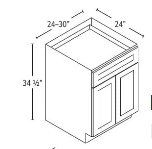 Vista White Shaker - B27B